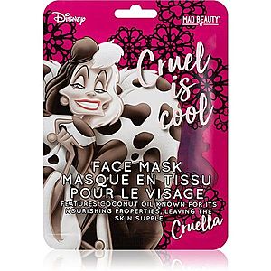 Mad Beauty Disney Villains Cruella plátenná maska s kokosovým olejom 25 ml vyobraziť