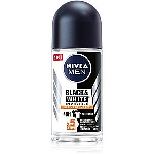 Nivea Men Invisible Black & White guličkový antiperspirant pre mužov 50 ml vyobraziť