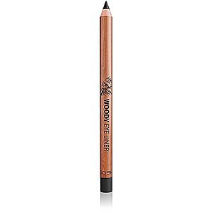 Gosh Woody vodeodolná ceruzka na oči odtieň 001 Ebony Black 1.1 g vyobraziť