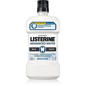 Listerine Advanced White Mild Taste ústna voda s bieliacim účinkom 500 ml vyobraziť