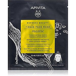 Apivita Express Beauty Lifting Tissue Face Mask Mastic liftingová plátenná maska 15 ml vyobraziť
