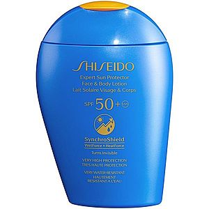 Shiseido Sun Care Expert Sun Protector Face & Body Lotion opaľovacie mlieko na tvár a telo SPF 50+ 150 ml vyobraziť