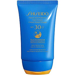 Shiseido Sun Care Expert Sun Protector Face Cream vodeodolný opaľovací krém na tvár SPF 30 50 ml vyobraziť