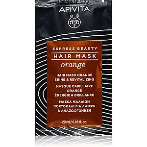 Apivita Express Beauty Hair mask Shine Orange revitalizačná maska na vlasy 20 ml vyobraziť