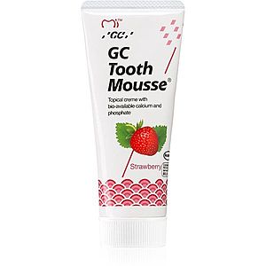 GC Tooth Mousse remineralizačný ochranný krém pre citlivé zuby bez fluóru príchuť Strawberry 35 ml vyobraziť