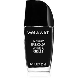 Wet n Wild Wild Shine vysoko krycí lak na nechty odtieň Black Creme 12.3 ml vyobraziť