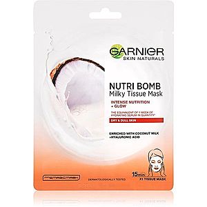 Garnier Skin Naturals Nutri Bomb vyživujúca plátienková maska pre rozjasnenie pleti 28 g vyobraziť
