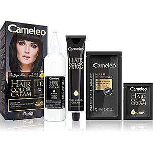 Delia Cosmetics Cameleo Omega permanentná farba na vlasy odtieň 1.0 Black vyobraziť
