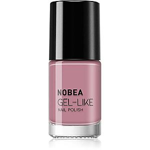 NOBEA Day-to-Day Gel-like Nail Polish lak na nechty s gélovým efektom odtieň Rouge #N03 6 ml vyobraziť