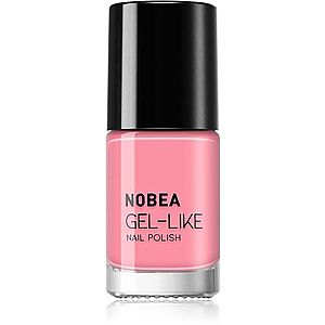 NOBEA Day-to-Day Gel-like Nail Polish lak na nechty s gélovým efektom odtieň Pink rosé #N02 6 ml vyobraziť