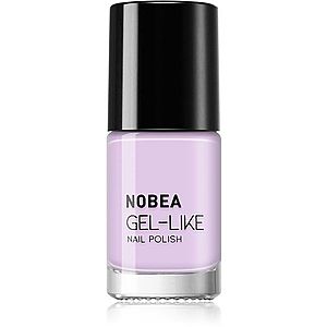 NOBEA Day-to-Day Gel-like Nail Polish lak na nechty s gélovým efektom odtieň Soft lilac #N05 6 ml vyobraziť