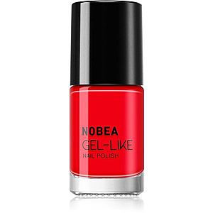 NOBEA Day-to-Day Gel-like Nail Polish lak na nechty s gélovým efektom odtieň Ladybug red #N08 6 ml vyobraziť