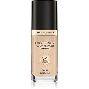 Max Factor Facefinity All Day Flawless dlhotrvajúci make-up SPF 20 odtieň 44 Warm Ivory 30 ml vyobraziť