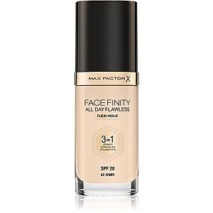 Max Factor Facefinity All Day Flawless dlhotrvajúci make-up SPF 20 odtieň 42 Ivory 30 ml vyobraziť