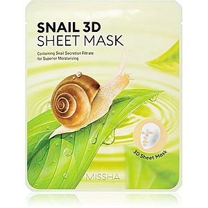 Missha Snail plátenná maska s čistiacim a osviežujúcim účinkom s extraktom zo slimáka 23 g vyobraziť