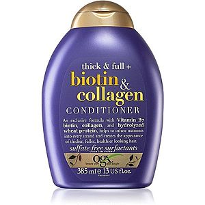 OGX Biotin & Collagen zhusťujúci kondicionér pre objem vlasov 385 ml vyobraziť