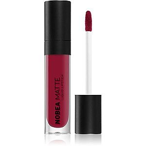 NOBEA Day-to-Day Matte Liquid Lipstick matný tekutý rúž odtieň Maroon #M10 vyobraziť