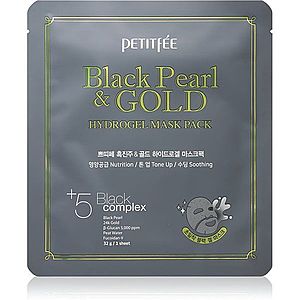 Petitfée Black Pearl & Gold intenzívna hydrogélová maska s 24karátovým zlatom 32 g vyobraziť