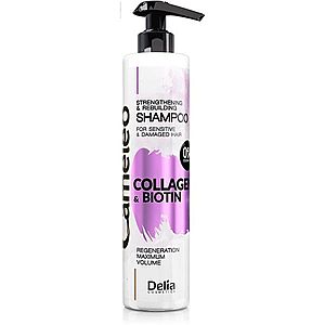 Delia Cosmetics Cameleo Collagen & Biotin posilňujúci šampón pre poškodené a krehké vlasy 250 ml vyobraziť