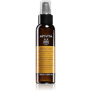 Apivita Holistic Hair Care Argan Oil & Olive hydratačný a vyživujúci olej na vlasy s arganovým olejom 100 ml vyobraziť