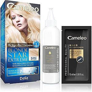 Delia Cosmetics Cameleo Blonde Star Extreme zosvetľujúci púder s keratínom 25 g vyobraziť