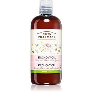 Green Pharmacy Body Care Rose & Green Tea jemný sprchový gel 500 ml vyobraziť