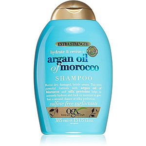 OGX Argan Oil Of Morocco Extra Strenght obnovujúci šampón pre veľmi poškodené krehké vlasy 385 ml vyobraziť