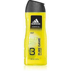 Adidas Pure Game sprchový gél na tvár, telo a vlasy 3v1 pre mužov 400 ml vyobraziť