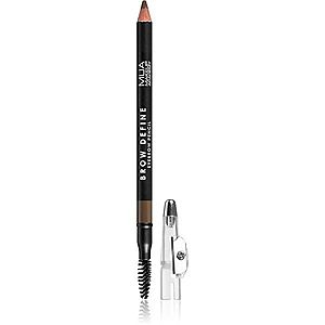 MUA Makeup Academy Brow Define dlhotrvajúca ceruzka na obočie s kefkou odtieň Mid Brown 1, 2 g vyobraziť