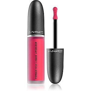 MAC Cosmetics Powder Kiss Liquid Lipcolour matný tekutý rúž odtieň Billion $ Smile 5 ml vyobraziť