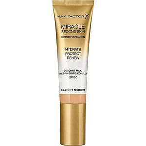 Max Factor Miracle Second Skin hydratačný krémový make-up SPF 20 odtieň 04 Light Medium 30 ml vyobraziť