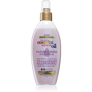 OGX Coconut Miracle Oil lak na vlasy s ľahkou fixáciou bez aerosolu 177 ml vyobraziť