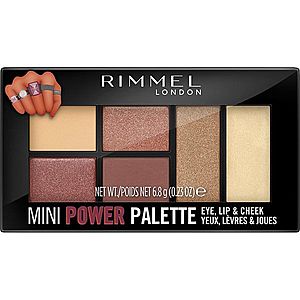 Rimmel Mini Power Palette paletka pre celú tvár odtieň 06 Fierce 6.8 g vyobraziť