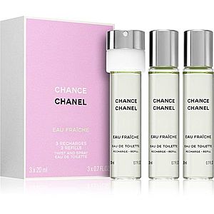 Chanel Chance Eau Fraîche toaletná voda pre ženy 3x20 ml vyobraziť