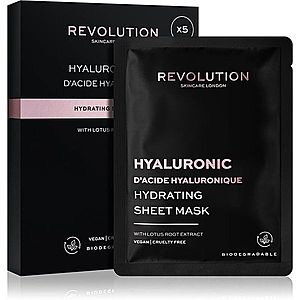 Revolution Skincare Hyaluronic Acid sada plátenných masiek pre intenzívnu hydratáciu 5 ks vyobraziť