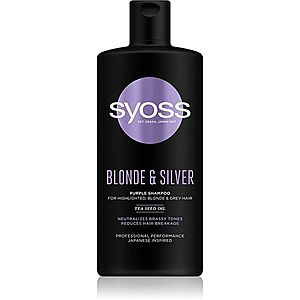 Syoss Blonde & Silver fialový šampón pre blond a šedivé vlasy 440 ml vyobraziť