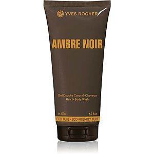 Yves Rocher Ambre Noir sprchový gél na telo a vlasy pre mužov 200 ml vyobraziť