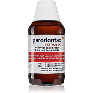 Parodontax Extra 0, 2% ústna voda proti zubnému povlaku a pre zdravé ďasná bez alkoholu 300 ml vyobraziť