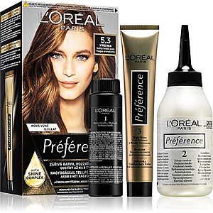 L’Oréal Paris Préférence farba na vlasy odtieň 5.3 Ligth Golden Brown vyobraziť