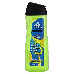Adidas Get Ready! sprchový gél 3v1 pre mužov 400 ml vyobraziť
