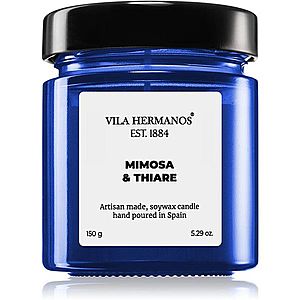 Vila Hermanos Apothecary Cobalt Blue Mimosa & Thiare vonná sviečka 150 g vyobraziť