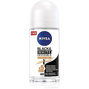 Nivea Invisible Black & White Ultimate Impact guličkový antiperspirant pre ženy 50 ml vyobraziť