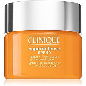 Clinique Superdefense™ SPF 40 Fatigue + 1st Signs of Age Multi Correcting Gel hydratačný gel proti prvým známkam starnutia pleti SPF 40 30 ml vyobraziť