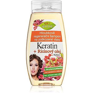 Bione Cosmetics Keratin + Ricinový olej hĺbkovo regeneračný šampón na vlasy 260 ml vyobraziť