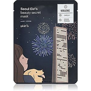 Skin79 Seoul Girl's Beauty Secret spevňujúca plátenková maska na kontúry tváre 20 g vyobraziť