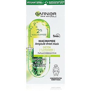 Garnier Skin Naturals Ampoule Sheet Mask plátenná maska s čistiacim a osviežujúcim účinkom 15 g vyobraziť