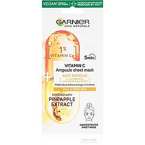 Garnier Skin Naturals Vitamin C plátenná maska s energizujúcim účinkom 15 g vyobraziť