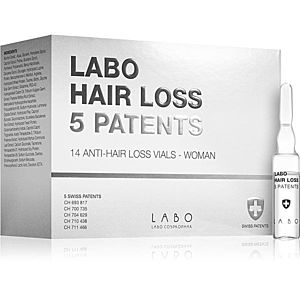 Labo Hair Loss 5 Patents intenzívna kúra proti vypadávániu vlasov pre ženy 14x3, 5 ml vyobraziť
