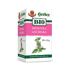 HERBEX Bio tea medovka lekárska 20 x 1, 2g vyobraziť
