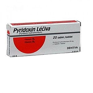 PYRIDOXIN Léčiva 20 mg 20 tabliet vyobraziť